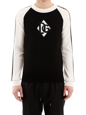 Dolce & Gabbana Monogram Patch Sweater