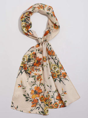 Nomadic Floral Silk Oblong