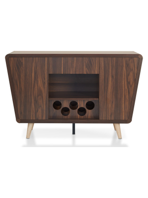 Hamby Transitional Buffet Dark Walnut - Homes: Inside + Out