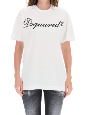 Dsquared2 Logo Print Crewneck T-shirt