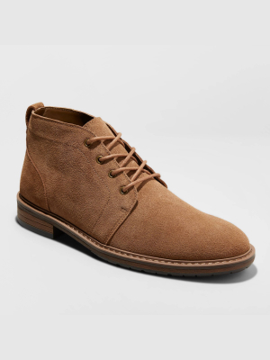 Men's Brantley Genuine Leather Chukka Boots - Goodfellow & Co™ Brown