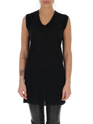 Rick Owens V-neck Longline Tank Top