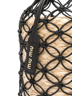 Miu Miu Mesh Bucket Bag