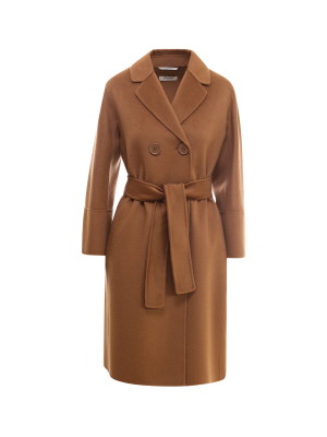 's Max Mara Double Breasted Longline Coat