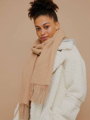 Camel Super Soft Double Face Scarf