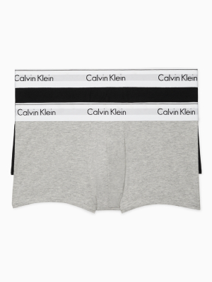 Modern Cotton Stretch 2-pack Low Rise Trunks