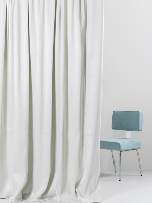 Blackout Curtains Col. Silver - Matt Satin Weave - Extra Wide