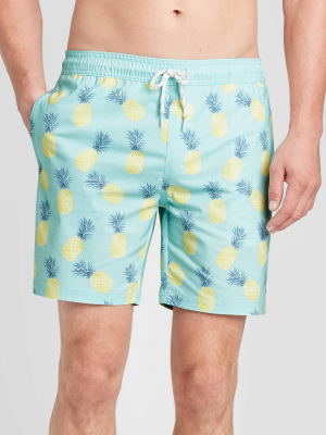 Men's 7" Posca Swim Trunks - Goodfellow & Co™ Tropical Teal