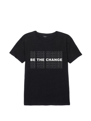 Rails Mens Be The Change T-shirt- Black