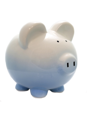 Bank 7.75" Blue Ombre Piggy Bank Money Save - Decorative Banks