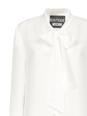 Boutique Moschino Pussy-bow Blouse