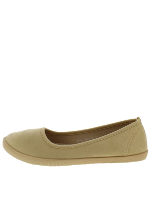 Malibu03 Taupe Women's Flat