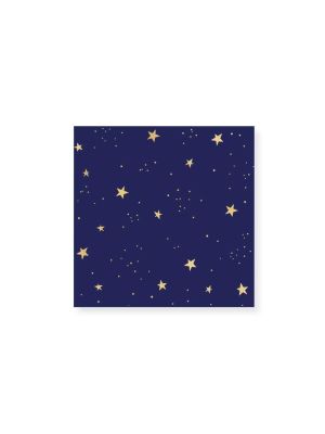 Small Match Box-starry Gold Foil