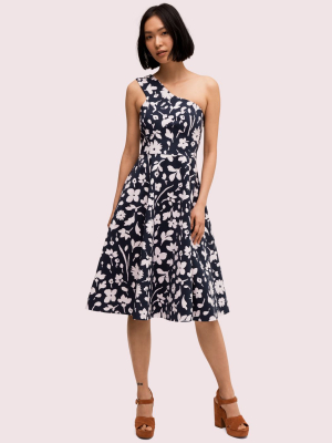 Splash One-shoulder Dress