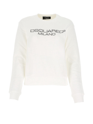 Dsquared2 Logo Print Crewneck Sweatshirt