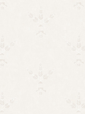 Desert Bloom Wallpaper In Oat By Cavern Home