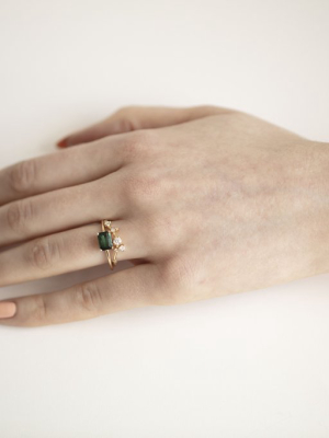Limited Edition Large Emerald Cut Tourmaline Ring