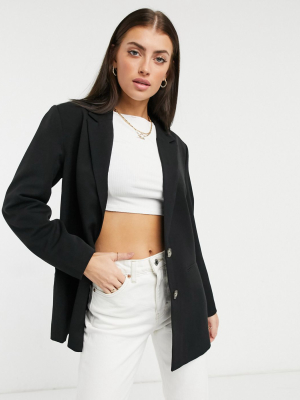 Y.a.s Oversized Blazer In Black