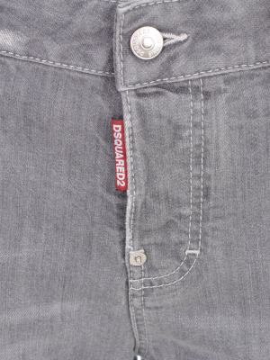 Dsquared2 Distressed Straight Jeans