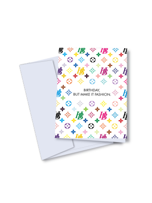 Make It Fashion Designer Birthday Card - Kd5