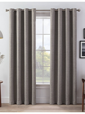 Set Of 2 Wyckoff Blackout Window Curtain Panels - Eclipse