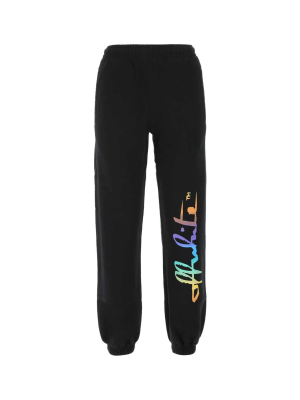 Off-white Rainbow Logo Print Sweatpants