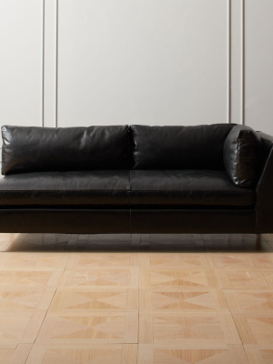 Decker Leather Right Arm Sofa