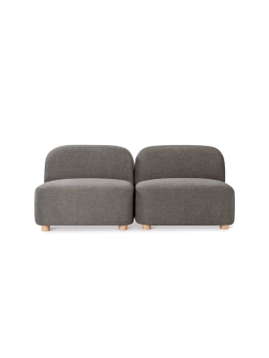 Circuit Modular 2-pc Armless Sofa