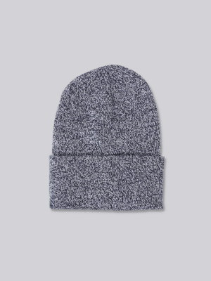 Knit Watch Cap Navy Marl