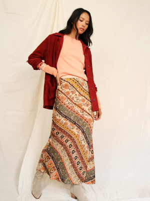 Noa Printed Slip Skirt