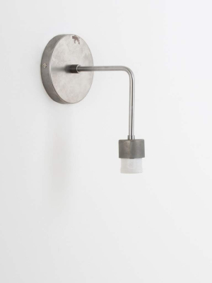 Shade-ready Bend Solo Sconce
