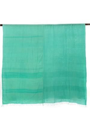 Sea Glass Blue Gabi Tablecloth / Throw Blanket