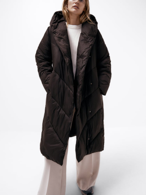 Water Repellent Puffer Coat