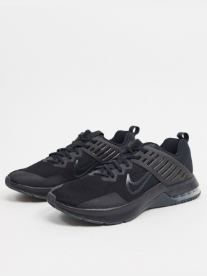 Nike Training Air Max Alpha Sneakers In Triple Black