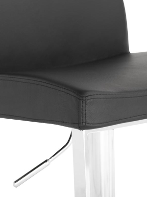 Nuevo Matteo Adjustable Stool - Black