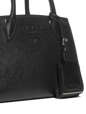 Prada Saffiano Monochrome Tote Bag