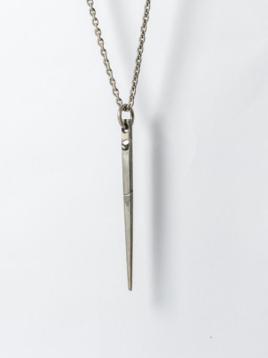 Spike Necklace (0.3 Ct, Chunky Diamond Slab, Da+dia)