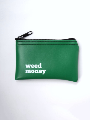 Weed Money Vinyl Zip Pouch