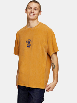 Mustard New York City Embroidered T-shirt