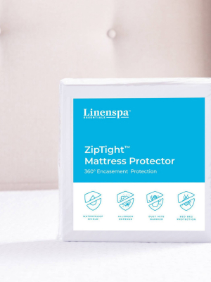 Essentials Ziptight Encasement Mattress Protector - Linenspa