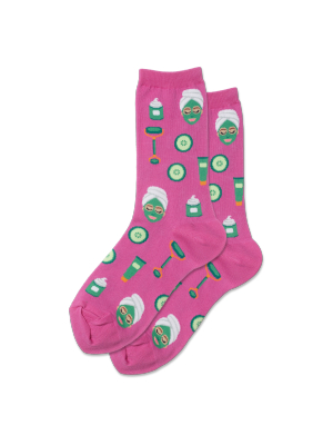 Women's Spa Facial Crew Socks