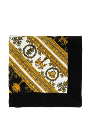 Versace Baroque Print Beach Towel