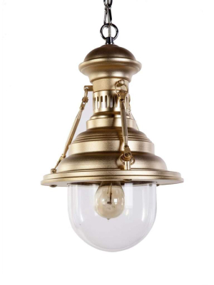 Industrial Lighthouse Pendant Lamp - Gold