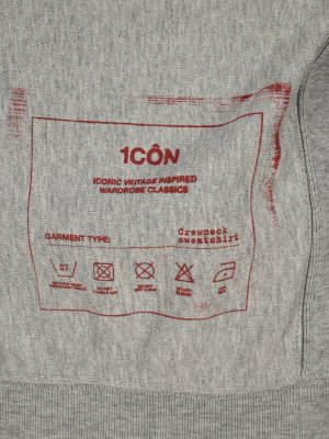 Maison Margiela 1côn Print Crewneck Sweatshirt