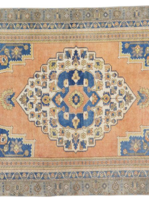 Turkish Oushak Rug 4'8" X 8'4"