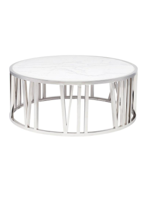 Nuevo Roman Coffee Table - White