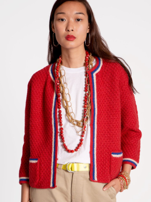Angie Cardigan Red