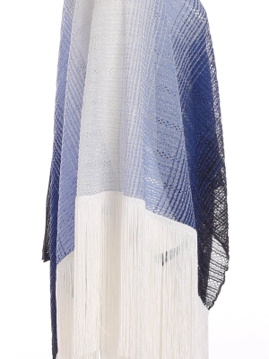 Missoni Gradient-effect Fringed Poncho