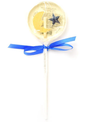 Gold Moon & Blue Star Lollipops – Marshmallow