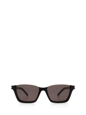 Saint Laurent Eyewear Half Rim Sunglasses